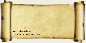 Anđela Stevančević vizit kartica